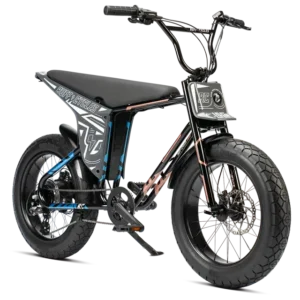 Vélo compact fun électrique RUFF CYCLES Lil'Loco Bondi dusk (moteur arrière BAFANG)
