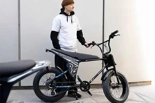 Vélo compact fun électrique RUFF CYCLES Lil'Loco Bondi dusk (moteur arrière BAFANG) – Image 17