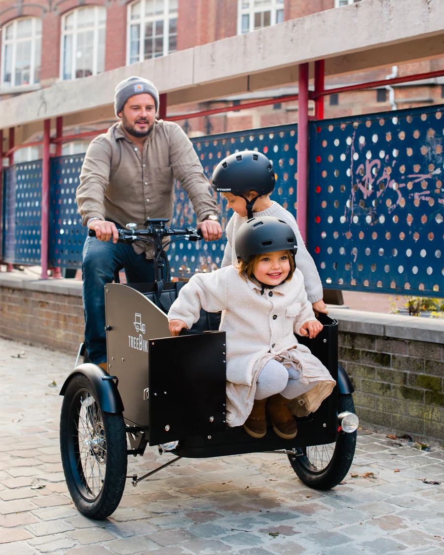 Vélo triporteur électrique TREEBIKE Family (caisse pour 2 kids) – Image 7