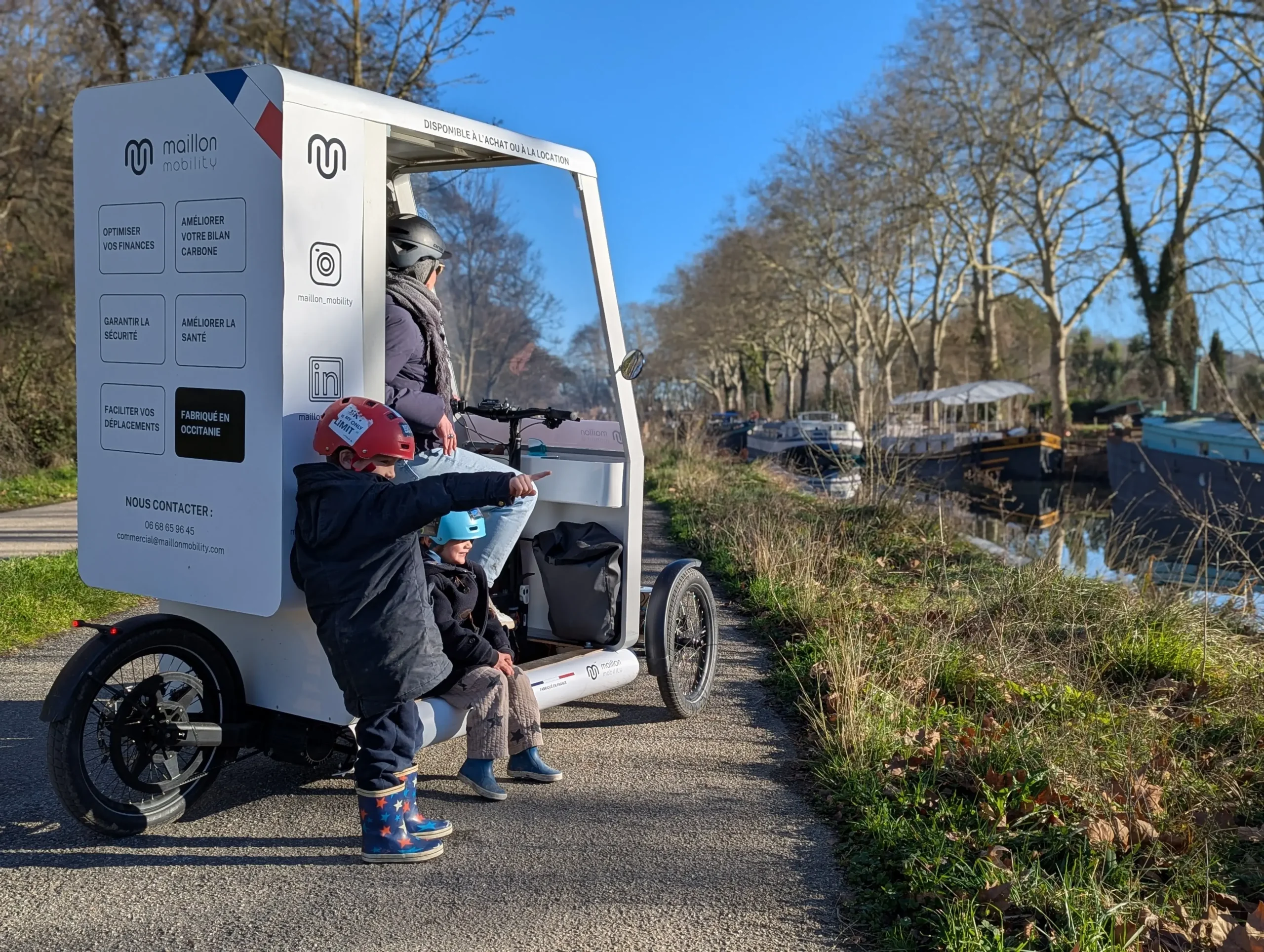 Vélo triporteur électrique MAILLON MOBILITY Le Maillon – Image 3