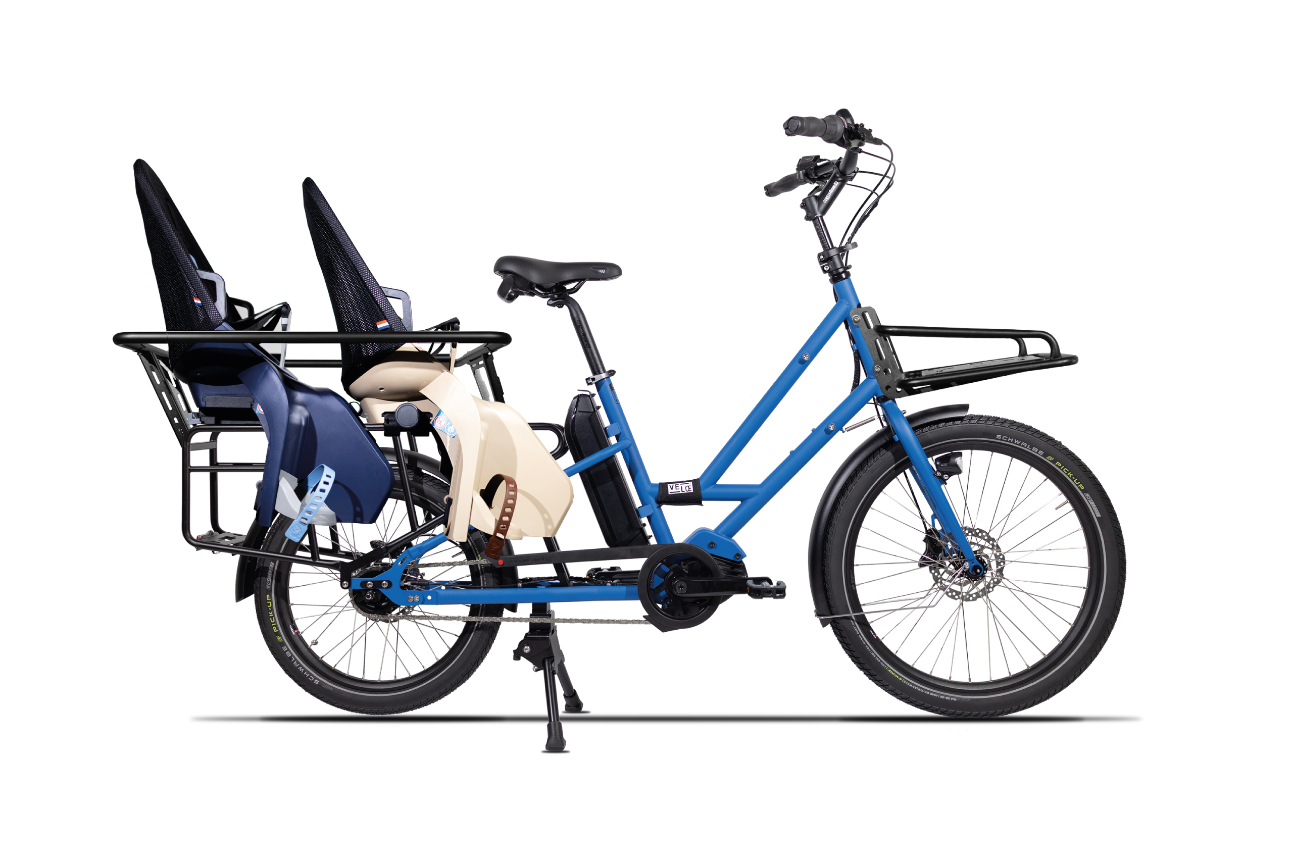 Vélo longtail électrique VELOE Multi Lungo Bosch Cargoline – Image 5